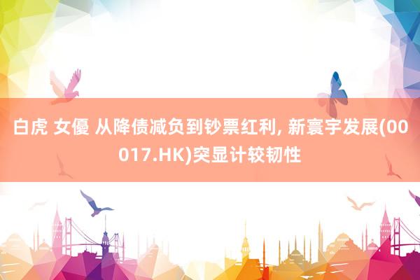 白虎 女優 从降债减负到钞票红利, 新寰宇发展(00017.HK)突显计较韧性