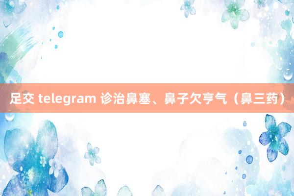 足交 telegram 诊治鼻塞、鼻子欠亨气（鼻三药）
